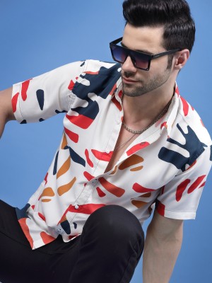 RIGO Men Printed Casual Multicolor Shirt