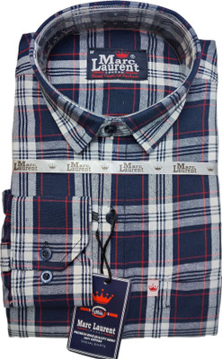 Shreyash Trend Men Solid Casual White, Red, Dark Blue Shirt