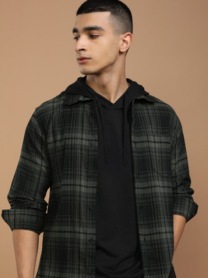 HIGHLANDER Men Checkered Casual Multicolor Shirt