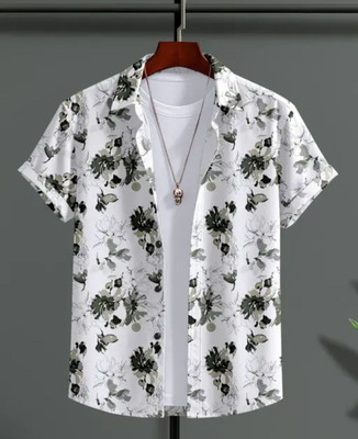 Radiance Creations Men Printed Casual Multicolor Shirt