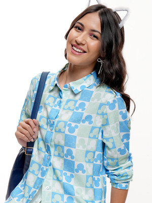 Tokyo Talkies Women Printed Casual Multicolor Shirt