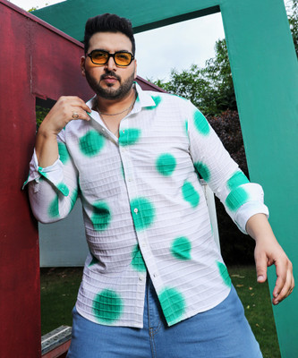 Instafab Plus Men Solid Casual Multicolor Shirt