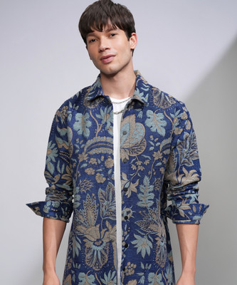 HIGHLANDER Men Self Design Casual Multicolor Shirt