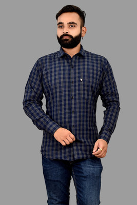 VK WINTER WEAR Men Checkered Casual Multicolor Shirt