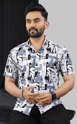 dream believe fashion Men Printed Casual Multicolor Shirt