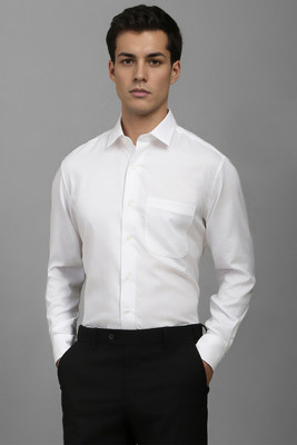 LOUIS PHILIPPE Men Solid Formal White Shirt