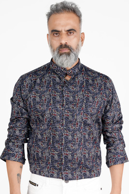 HOC Men Printed Casual Multicolor Shirt