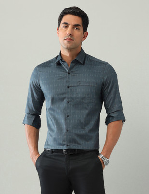 ARROW Men Geometric Print Formal Grey Shirt