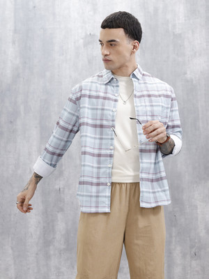 WROGN Men Checkered Casual Multicolor Shirt