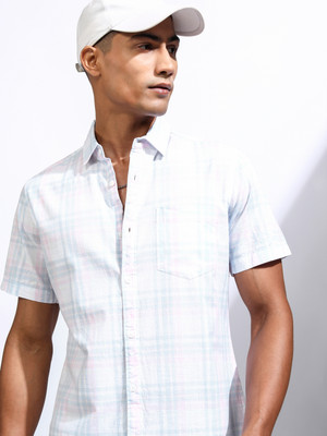 LOCOMOTIVE Men Checkered Casual Multicolor Shirt