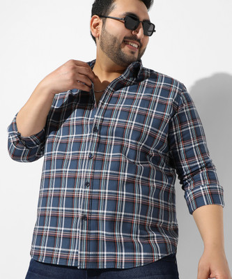 Instafab Plus Men Solid Casual Multicolor Shirt
