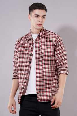 BNS Men Checkered Casual Multicolor Shirt