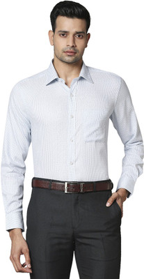 Raymond Men Self Design Formal Purple Shirt