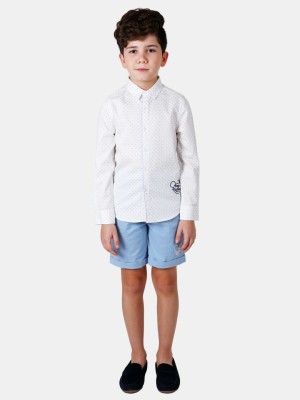 One Friday Baby Boys Printed Casual Multicolor Shirt