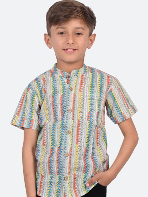 terryberry Baby Boys Geometric Print Casual Multicolor Shirt