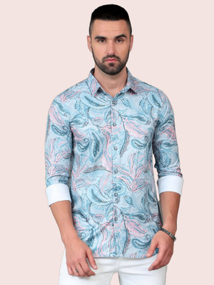 CAZZBA Men Printed Casual Multicolor Shirt