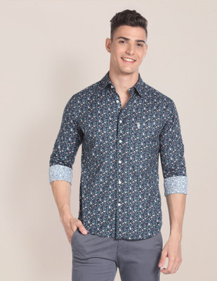 U.S. POLO ASSN. Men Printed Casual Multicolor Shirt