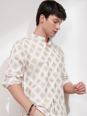 HIGHLANDER Men Printed Casual Multicolor Shirt