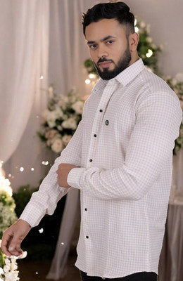 gurukrupa creation Men Printed Casual Brown Shirt