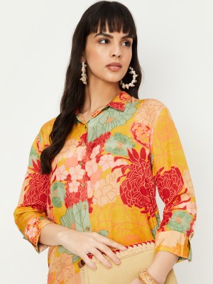 max Women Printed Casual Multicolor Shirt