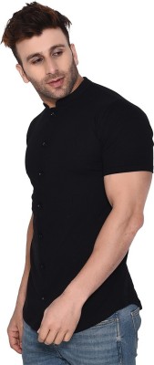 BEYOU FASHION Men Solid Formal Black Shirt