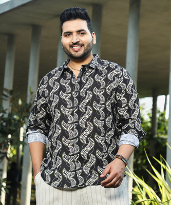Instafab Plus Men Printed Casual Multicolor Shirt