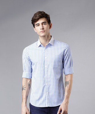 HIGHLANDER Men Checkered Formal Multicolor Shirt