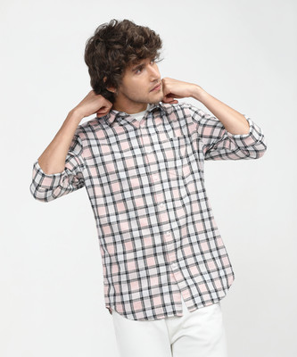 HIGHLANDER Men Checkered Casual Multicolor Shirt