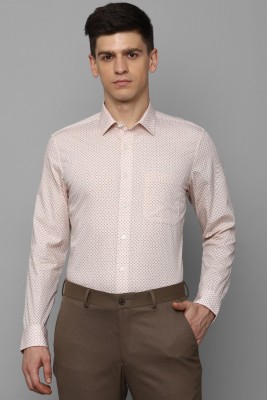 LOUIS PHILIPPE Men Printed Formal Pink Shirt