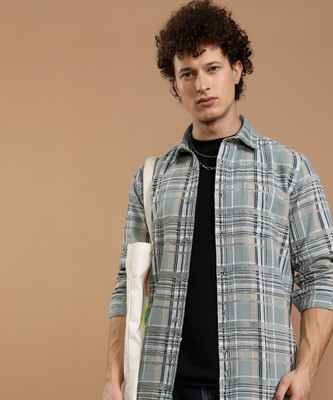 HIGHLANDER Men Checkered Casual Multicolor Shirt