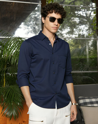 PERFECT PRODUCTIONS Women Solid Casual Blue Shirt