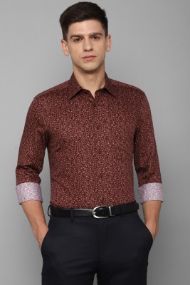 LOUIS PHILIPPE Men Floral Print Formal Brown Shirt