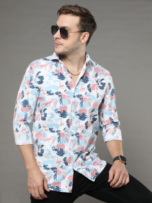 USD Men Floral Print Casual Multicolor Shirt