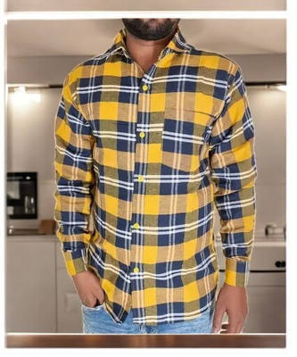 SHAH TEXTILES Men Checkered Formal Multicolor Shirt