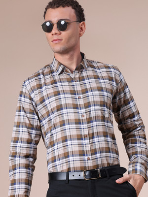V-MART Men Checkered Formal Multicolor Shirt