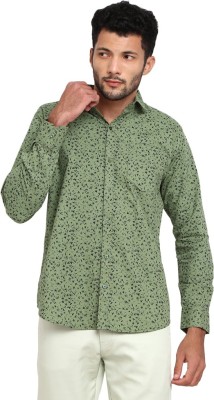 V-MART Men Printed Casual Green Shirt