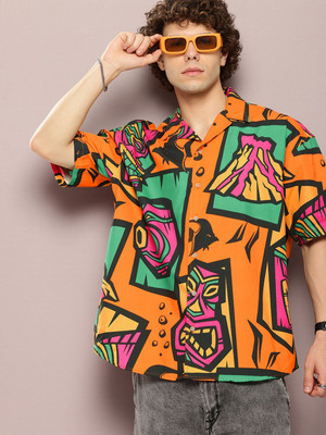 Kook N Keech Men Printed Casual Multicolor Shirt
