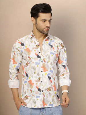 Moda Rapido Men Printed Casual Multicolor Shirt