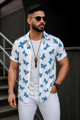SH FSN Men Printed Casual Multicolor Shirt