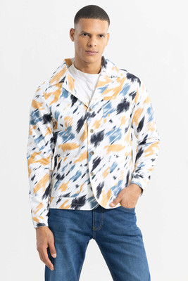 Snitch Men Printed Casual Multicolor Shirt