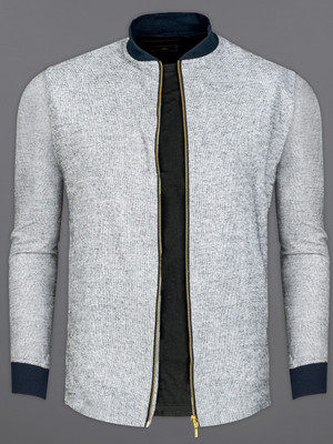 french crown Men Solid Casual Grey Shirt
