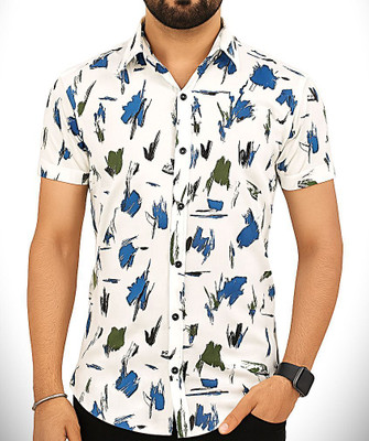 AVOLT Men Printed Casual Multicolor Shirt