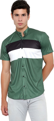 Radha Krishna Fashion Men Color Block Casual Multicolor Shirt