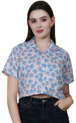 PRIMEFIELD Women Floral Print Casual Multicolor Shirt