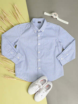 Hoop Boys Checkered Casual Multicolor Shirt