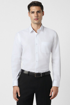 PETER ENGLAND Men Solid Formal White Shirt