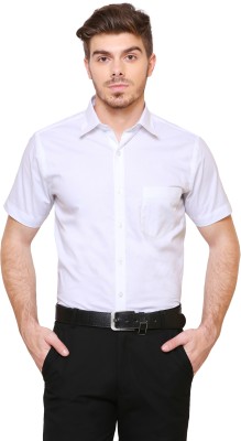 SOUTHBAY Men Solid Formal White Shirt