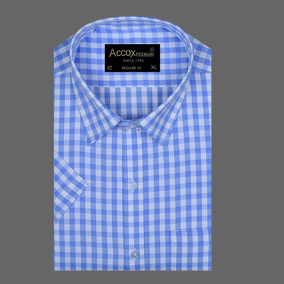 ACCOX Men Checkered Formal Multicolor Shirt