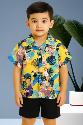 Maitri Fashion Baby Boys Printed Casual Multicolor Shirt(Pack of 2)