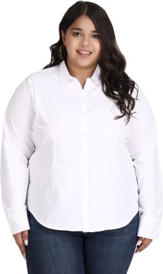 Blue Ronin Women Solid Casual White Shirt